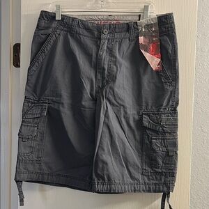 UNIONBAY Men's Dark Gray Cargo Shorts